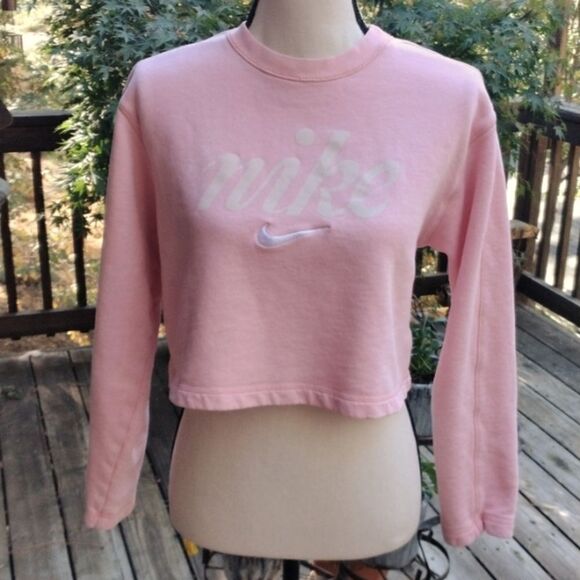Nike Cropped Sweatshirt - Picture 1 of 9